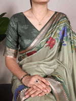 Load image into Gallery viewer, Geetha Tussar Silk Saree | Shoppers Trend
