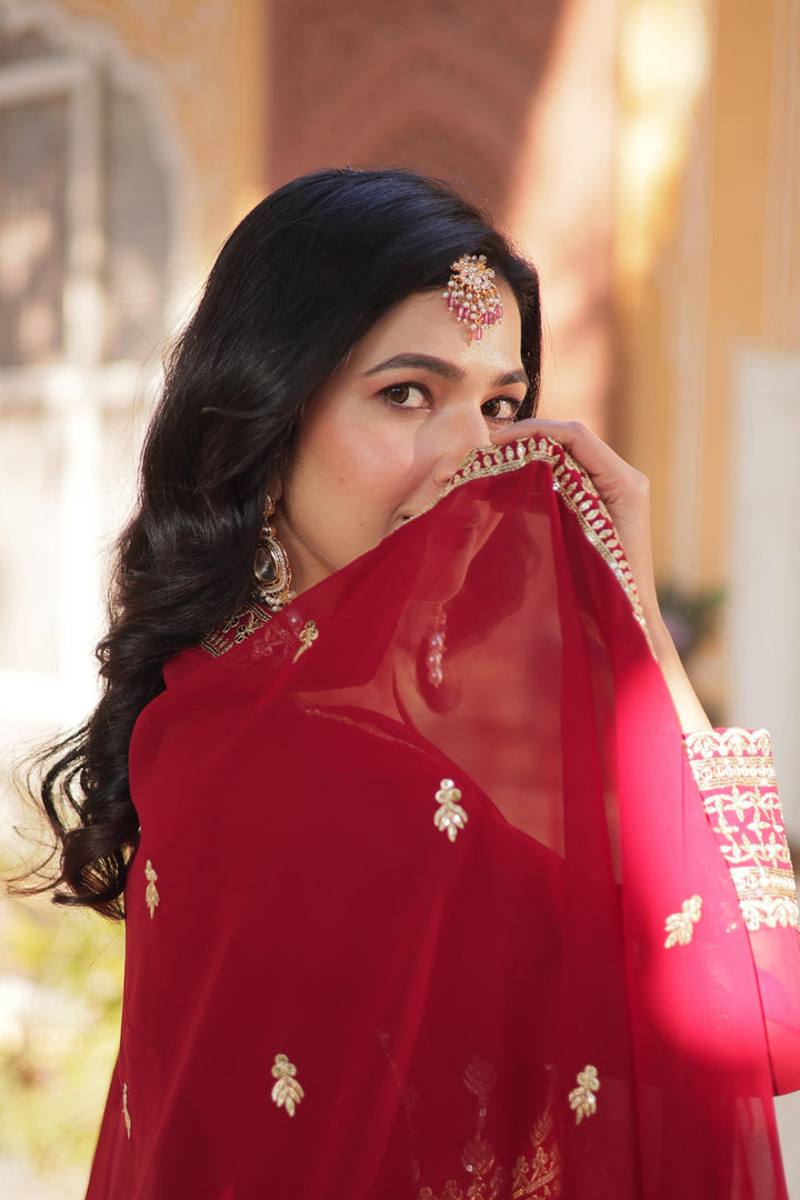 Kinjal  Faux Blooming Anarkali | Shoppers Trend