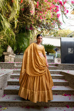 Load image into Gallery viewer, Rasmi Pure Chanderi Dhavani / Langa Davani / Half Sarees | Shoppers Trend
