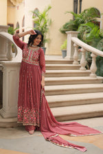Load image into Gallery viewer, Geetha Faux Georgette Anarkali | Shoppers Trend

