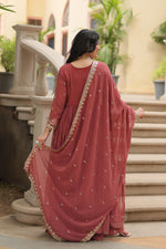 Load image into Gallery viewer, Geetha Faux Georgette Anarkali | Shoppers Trend
