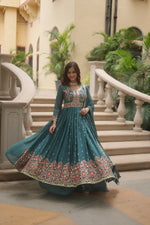 Load image into Gallery viewer, Geetha Faux Georgette Anarkali | Shoppers Trend
