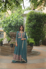 Load image into Gallery viewer, Geetha Faux Georgette Anarkali | Shoppers Trend
