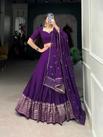 Load image into Gallery viewer, Mohini Pure Chanderi Dhavani / Langa Davani / Half Sarees | Shoppers Trend
