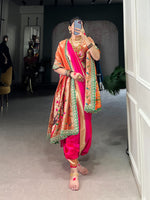 Load image into Gallery viewer, Manisha Jacquard Silk Saree | Shoppers Trend
