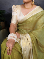 Load image into Gallery viewer, Daya Jacquard Chex Saree | Shoppers Trend
