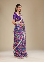 Load image into Gallery viewer, Piya Georgette Saree | Shoppers Trend

