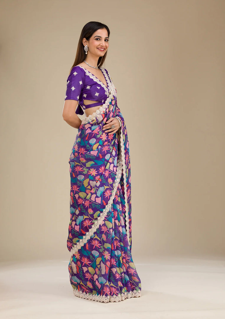 Piya Georgette Saree | Shoppers Trend
