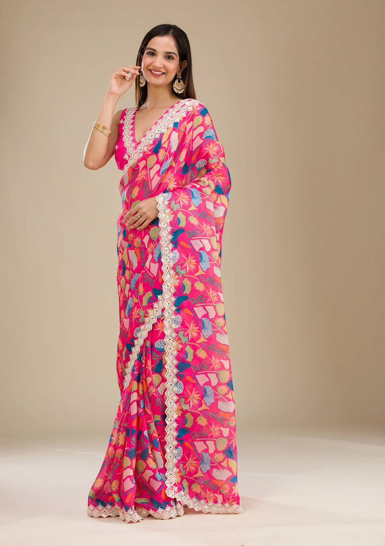Piya Georgette Saree | Shoppers Trend