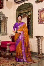 Load image into Gallery viewer, Payal Poly Cotton Saree | Shoppers Trend
