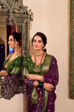 Load image into Gallery viewer, Payal Poly Cotton Saree | Shoppers Trend
