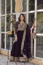 Load image into Gallery viewer, Megha Faux Blooming Anarkali | Shoppers Trend
