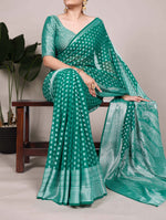 Load image into Gallery viewer, Krinika Nylon Georgette Saree | Shoppers Trend
