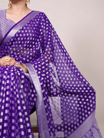 Load image into Gallery viewer, Krinika Nylon Georgette Saree | Shoppers Trend
