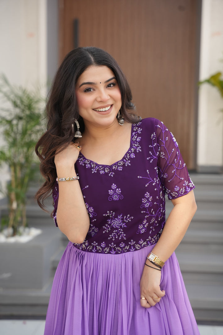 Vidhi Faux Blooming Gown | Shoppers Trend