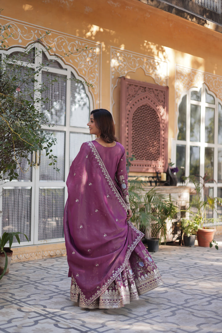 Pinal Viscose Cosmos  Anarkali | Shoppers Trend