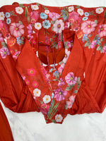 Load image into Gallery viewer, Binti Heavy Pure Organza Silk Red Anarkali | Shoppers Trend
