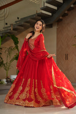 Load image into Gallery viewer, Rekha Faux Blooming Anarkali | Shoppers Trend
