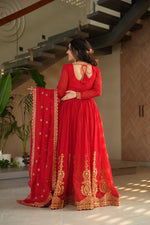 Load image into Gallery viewer, Rekha Faux Blooming Anarkali | Shoppers Trend
