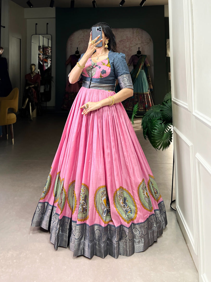 Janvi Dola Silk Gown | Shoppers Trend