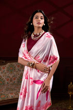 Load image into Gallery viewer, Ganga Satin Silk Saree | Shoppers Trend
