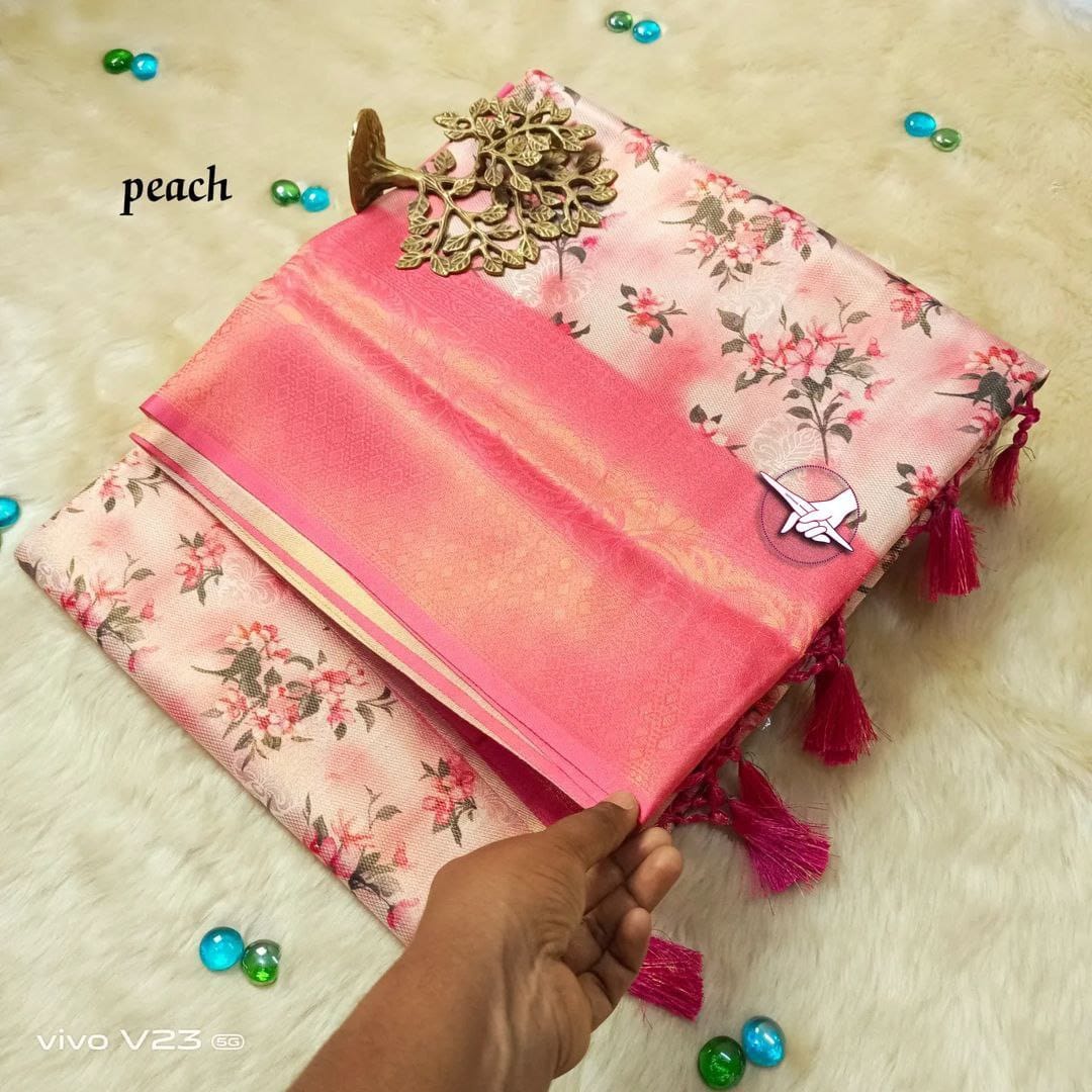Pink soft silk sarees for weddings and price and online shopping and this fabric smooth softness fabric .The first manufacturing of Soft Silk Sarees in India can be traced to Kanchipuram in Tamil Nadu , India . 