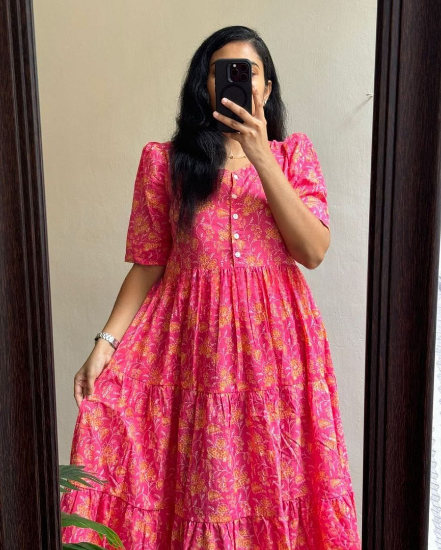 Renuka Muslin Dress | Shoppers Trend
