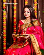 Load image into Gallery viewer, Real Pure Soft Silk saree are created exclusively form High Quality  and known for its softness smooth rich fabric price under 2500 .
