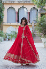 Load image into Gallery viewer, Shilpa Faux Blooming Anarkali | Shoppers Trend

