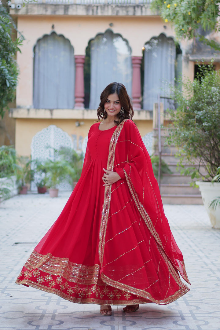 Shilpa Faux Blooming Anarkali | Shoppers Trend