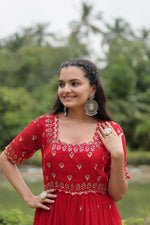 Load image into Gallery viewer, Shruti Faux Blooming Gown | Shoppers Trend
