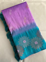 Load image into Gallery viewer, Charming pink silk saree with golden zari border , Soft silk pink saree under ₹2299 for ethnic occasions , Traditional pink saree with a modern touch , Festive wear pink silk saree with matching blouse piece , Purple tone saree with zari pallu – elegant and ethnic , 
Soft finish purple silk saree for all age groups , Gorgeous purple color silk saree – must-have for 2025 . 
