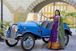Load image into Gallery viewer, Karuna Silk With Jacquard Weaving Anarkali | Shoppers Trend
