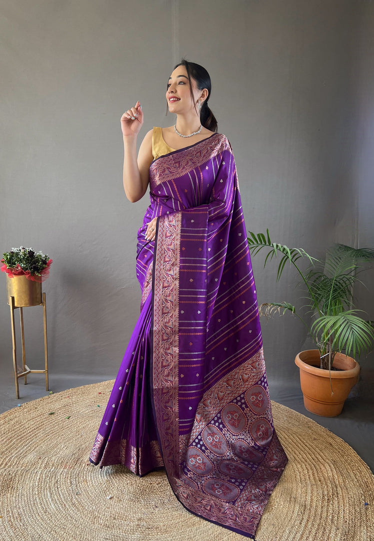 Goral Silk Saree | Shoppers Trend