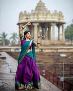Load image into Gallery viewer, Radha Krishn dhavani set (fully stiched ) - Premium DHAVANI from shoppers trend - Just Rs. 999! Shop now at shoppers trend
