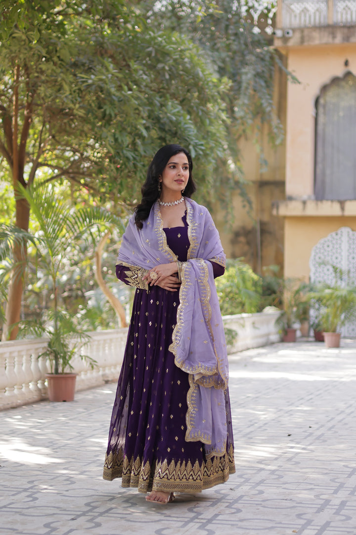 Priyanka Faux Blooming Anarkali | Shoppers Trend