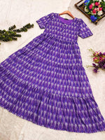 Load image into Gallery viewer, Jagu Soft Cotton Purple Dress | Shoppers Trend
