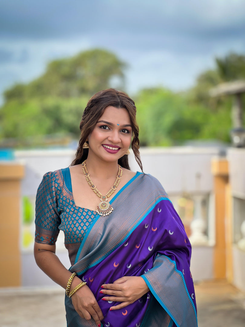 Nishali Soft Pethani Silk Saree | Shoppers Trend