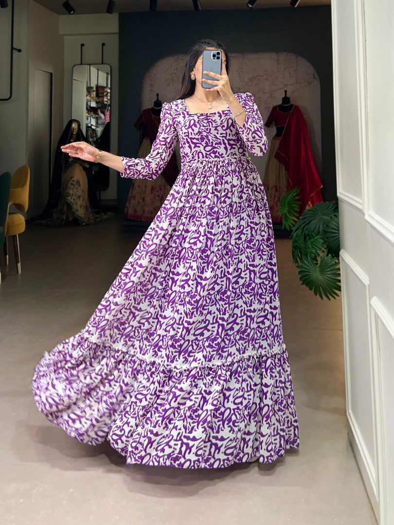 Ankita Georgette Gown | Shoppers Trend