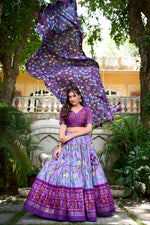 Load image into Gallery viewer, Shreya Tussar Silk Dhavani / Langa Davani / Half Sarees | Shoppers Trend
