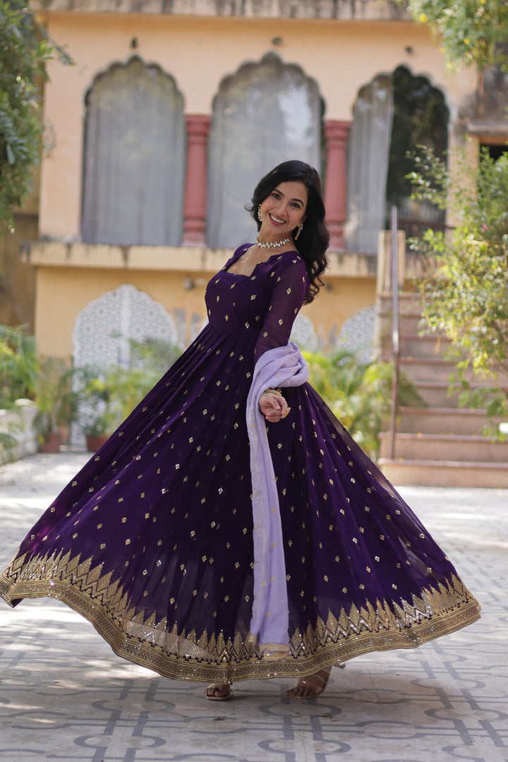 Priyanka Faux Blooming Anarkali | Shoppers Trend