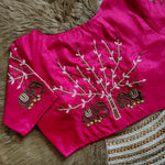 Load image into Gallery viewer, Leela Haka Silk Stitched Blouse | Shoppers Trend
