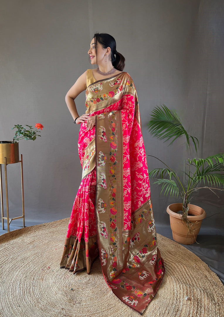 Maitri Paithani Saree | Shoppers Trend