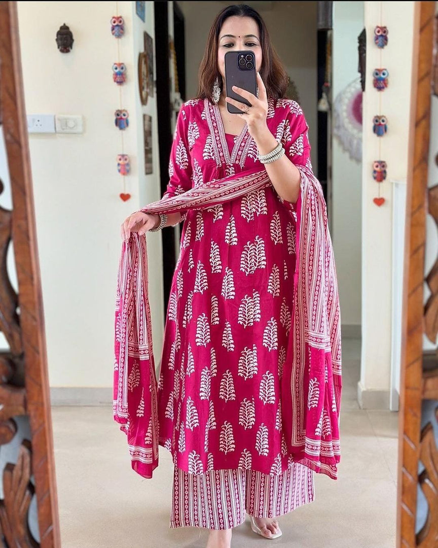Bina Pure Cotton Rani Kurti | Shoppers Trend