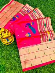 Khusali Soft Silk Saree | Shoppers Trend