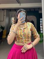 Load image into Gallery viewer, Megha Cotton Dhavani Set / Langa Davani Set | Shoppers Trend
