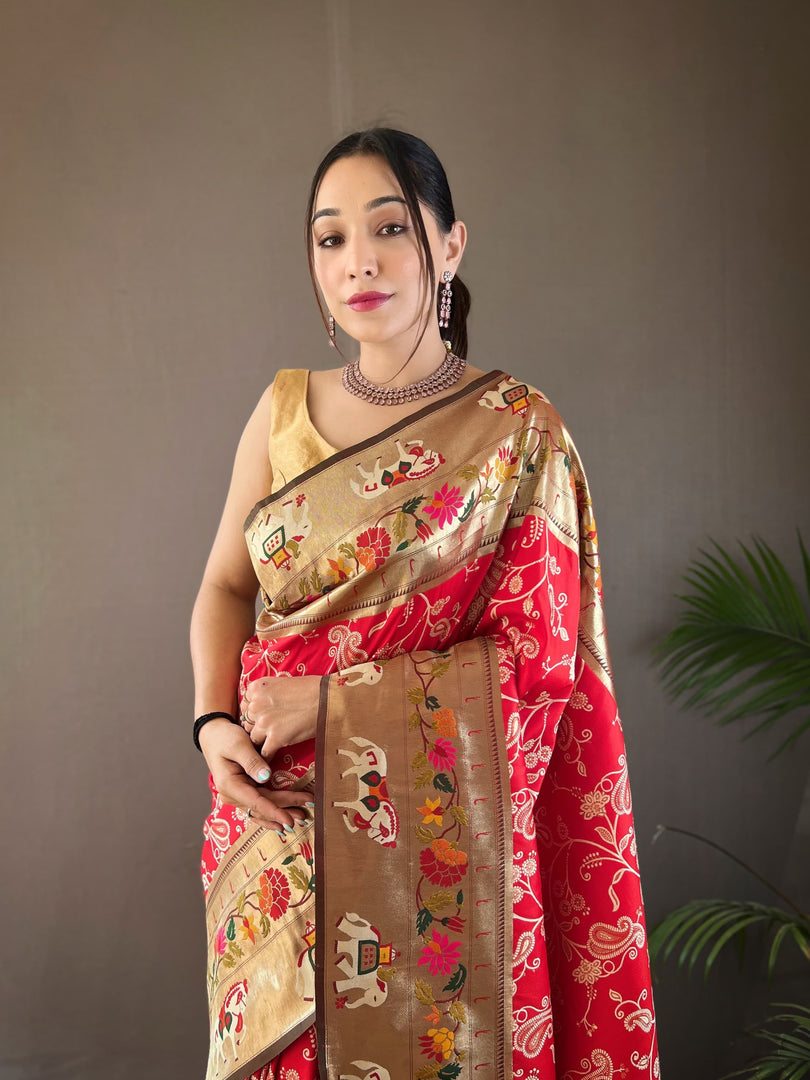 Maitri Paithani Saree | Shoppers Trend