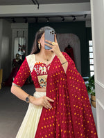 Load image into Gallery viewer, Sivani Tussar Silk Dhavani  / Half-Saree | Shoppers Trend
