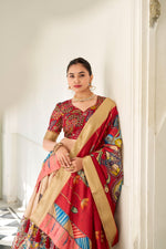 Load image into Gallery viewer, Nirma Dola Silk Dhavani Set / Half Saree / Langa voni | Shoppers Trend
