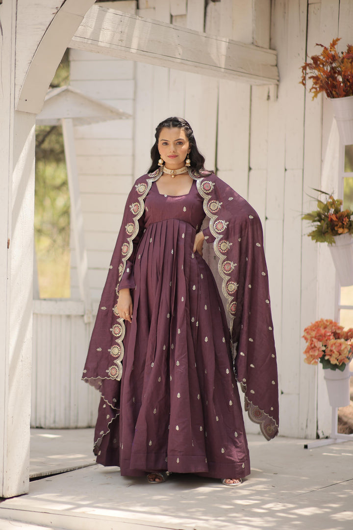 Vaishali Vichitra Shimmer Anarkali | Shoppers Trend